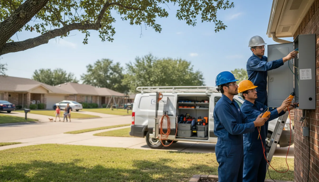 Certified electrician providing emergency electrical services in Leckrone, PA